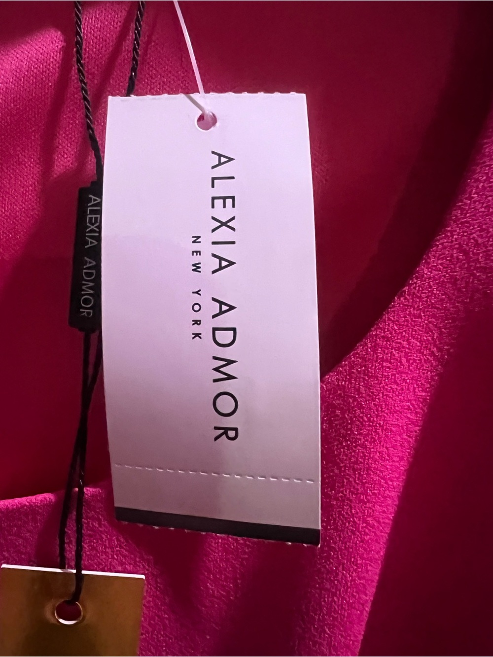 Alexia Admor Hot Pink Square Neck Dress - Picture 9 of 9